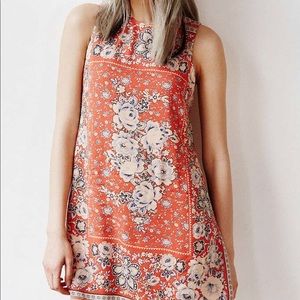 Ecote Guinevere Open-Back Frock Dress